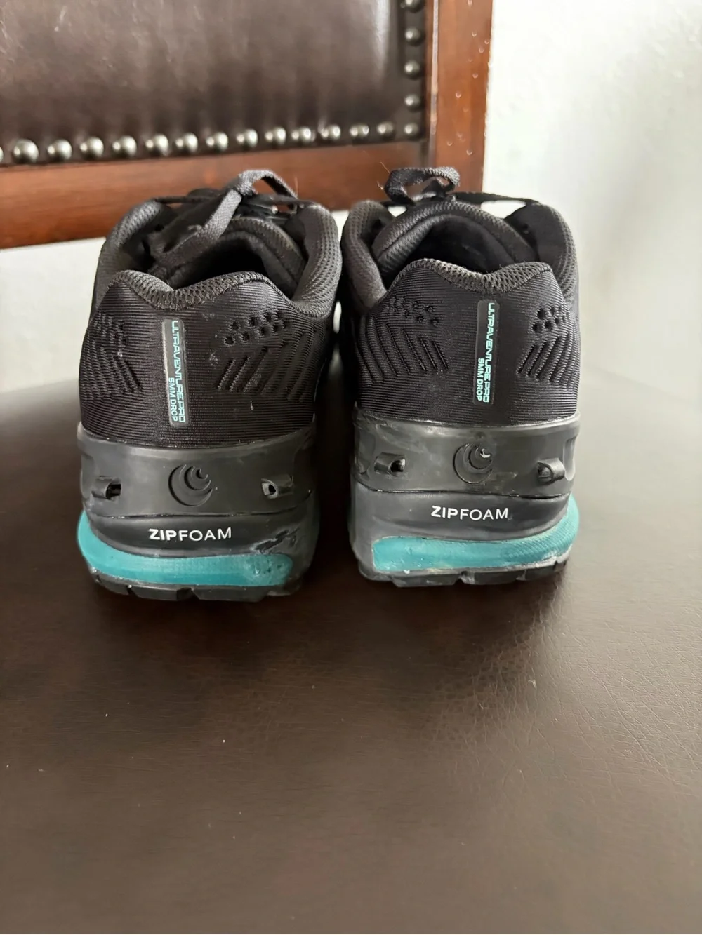 Topo Designs Teal and Black Women's Trail Sneakers